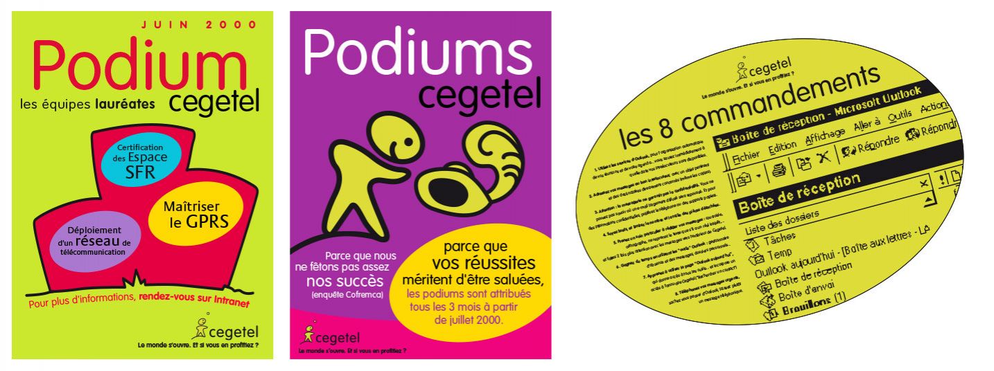 Thierry Palau Cegetel affiche et tapis souris