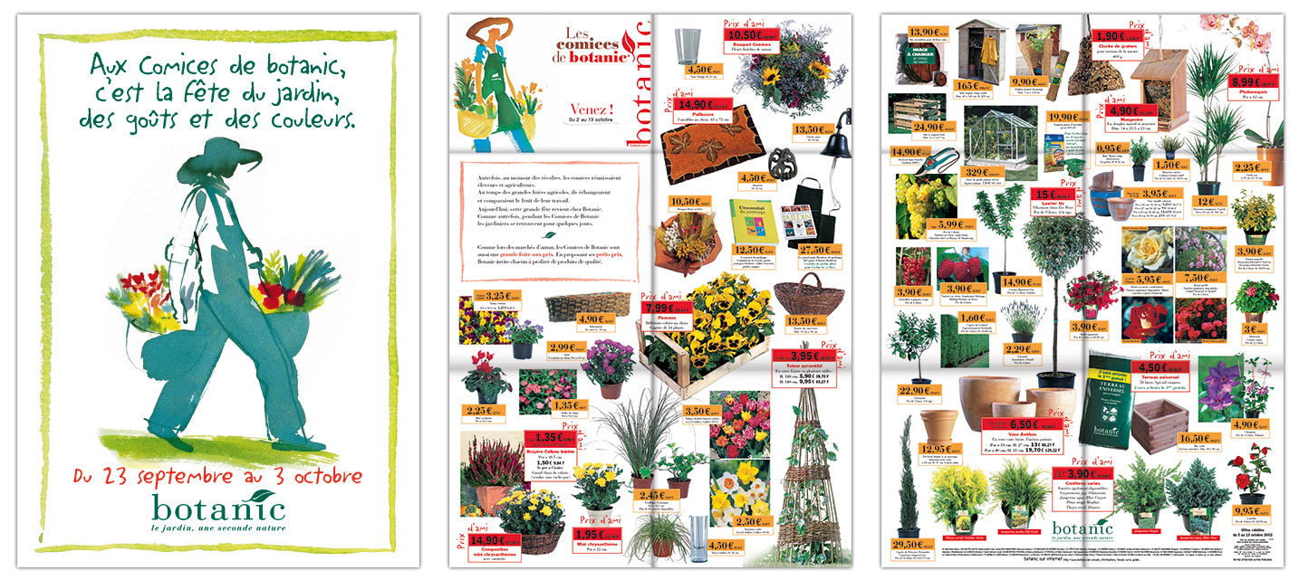 Thierry Palau Botanic Affiche et tract A2 recto verso