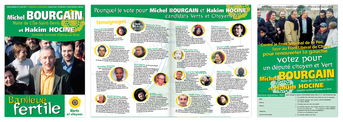 © Thierry Palau - campagne de Michel Bougain élections législatives 2002