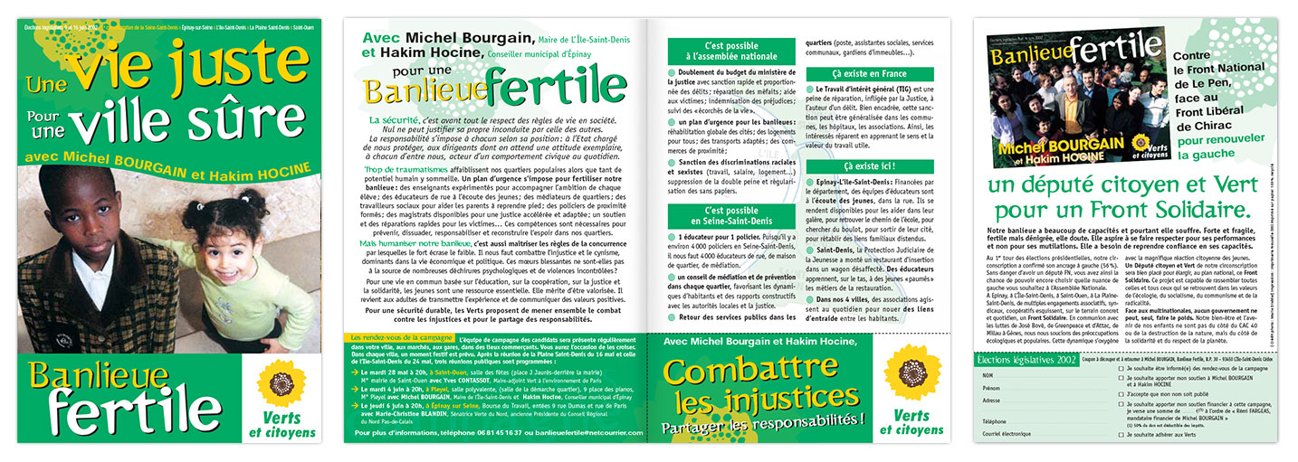 © Thierry Palau - campagne de Michel Bougain élections législatives 2002