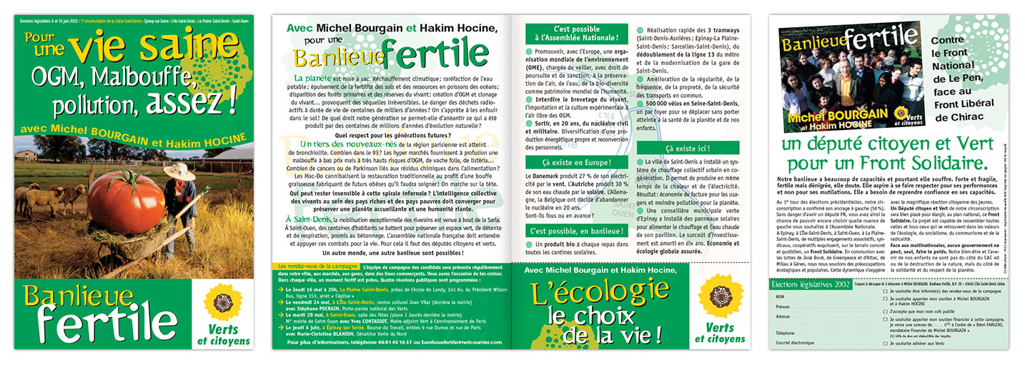 © Thierry Palau - campagne de Michel Bougain élections législatives 2002
