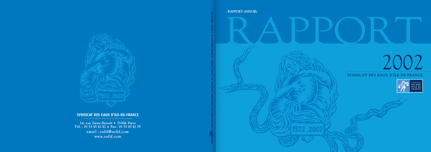 © Thierry Palau - Rapport annuel 2002 du Syndicat des Eaux d'Ile-de-France (Sedif)