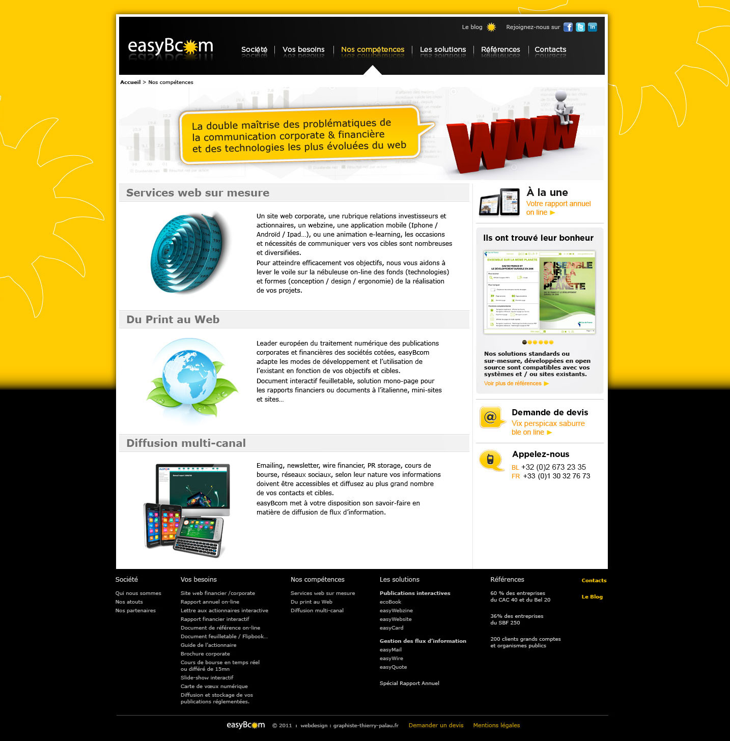 © Thierry Palau - Création du site internet d'Easybcom