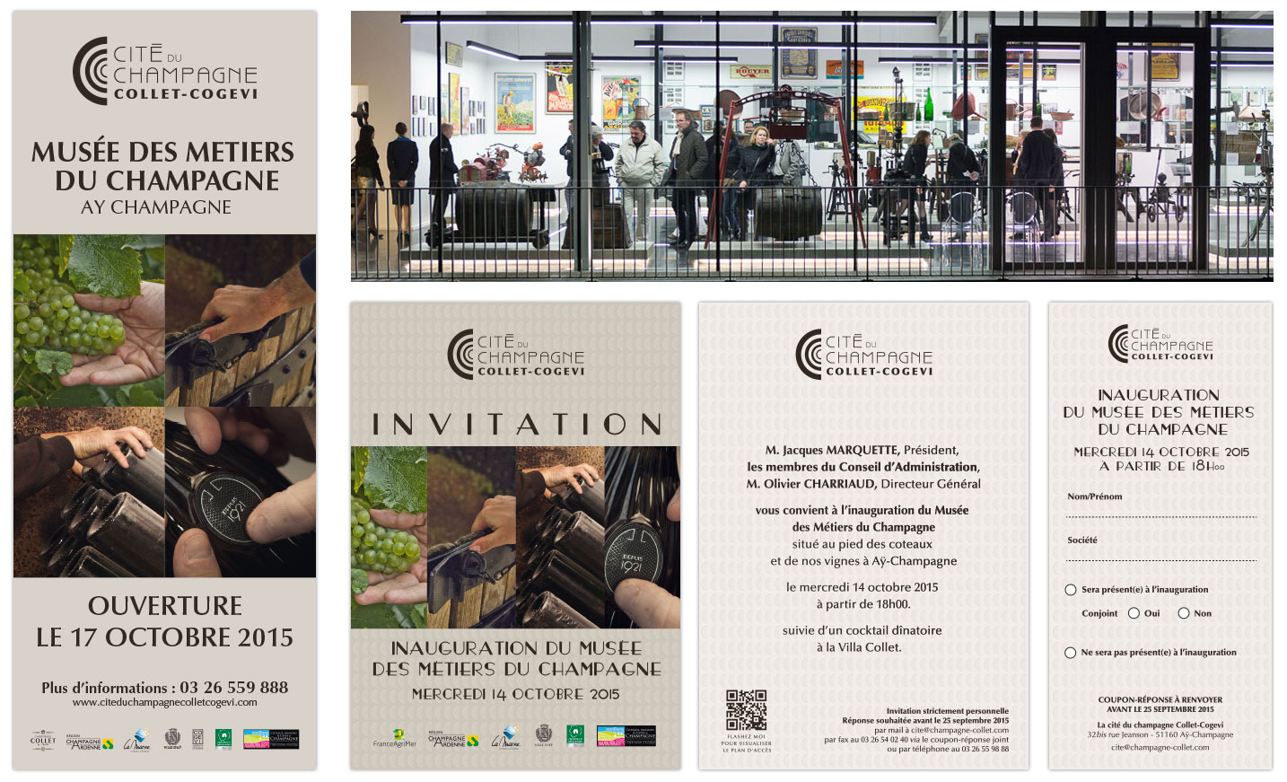 image illustrative portfolio Musée du Champagne Collet-Cogévi