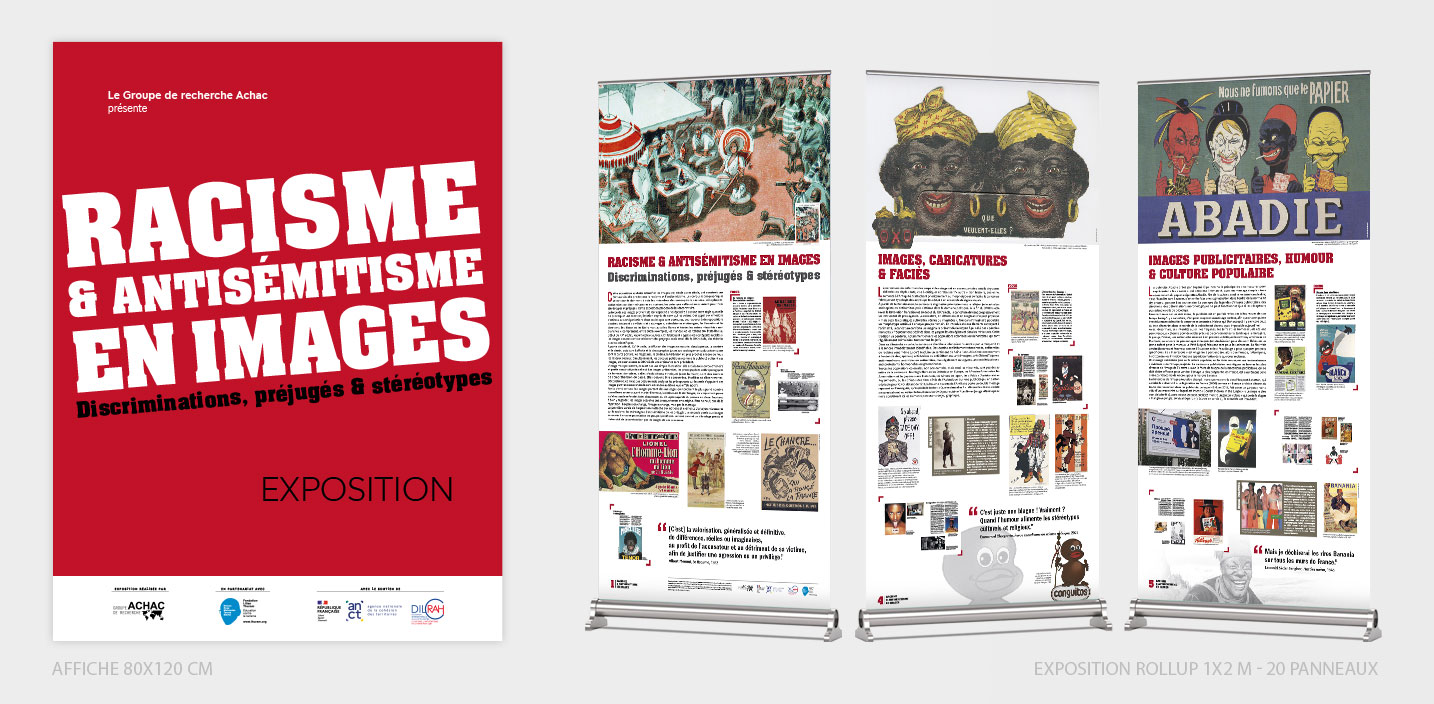 © Thierry Palau & Achac - Création exposition Racisme & antisémitisme en images