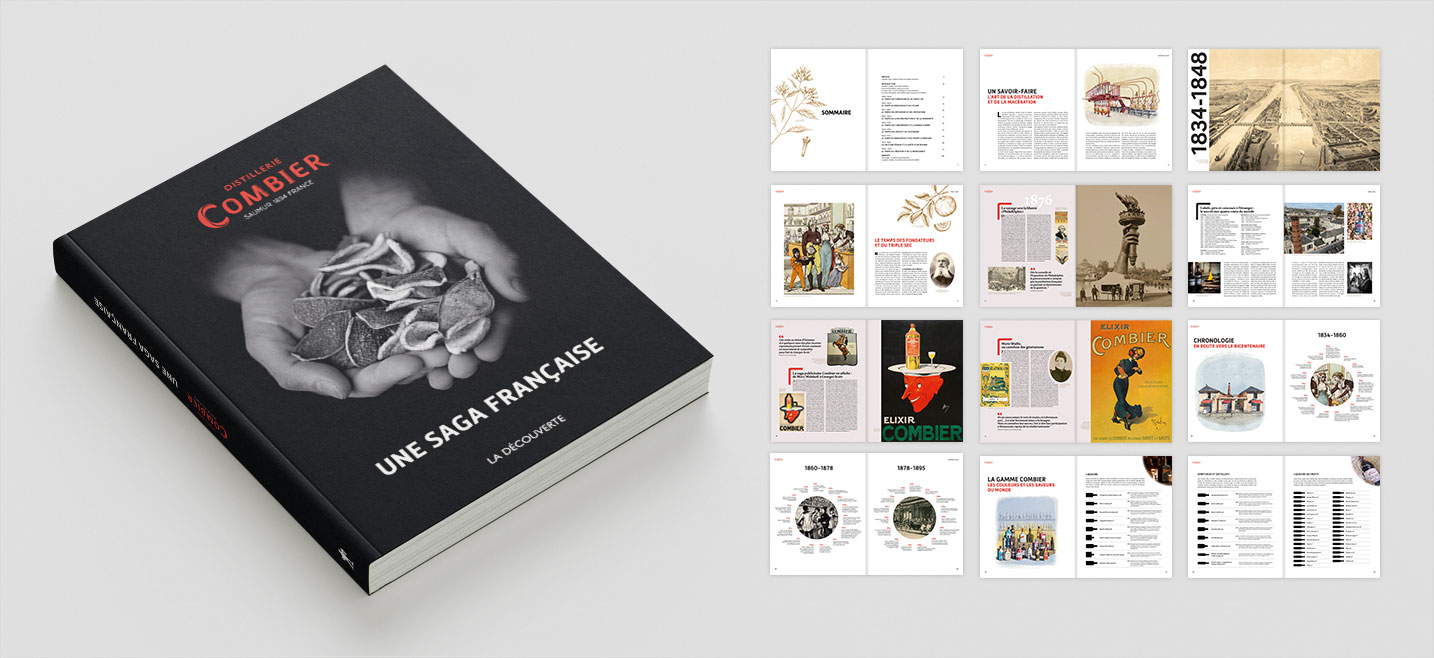 © Thierry Palau & Achac - Création du livre Distillerie Combier, une saga française