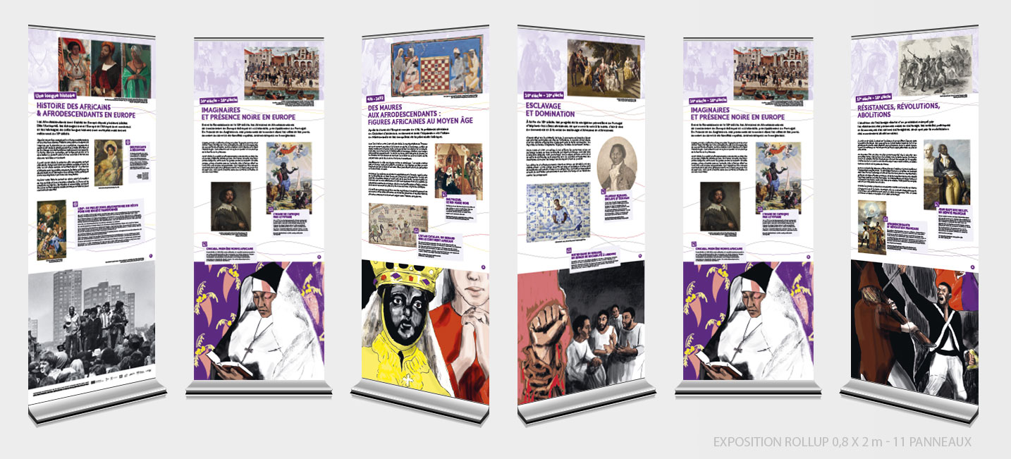 © Thierry Palau & Achac - Création exposition Histoire des africains et afrodescendants en Europe