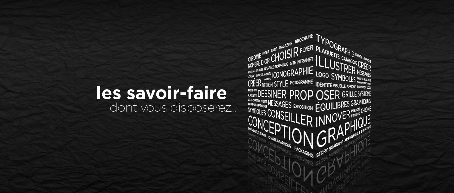 Les savoir-faire dont vous disposerez avec Thierry Palau, graphiste freelance.